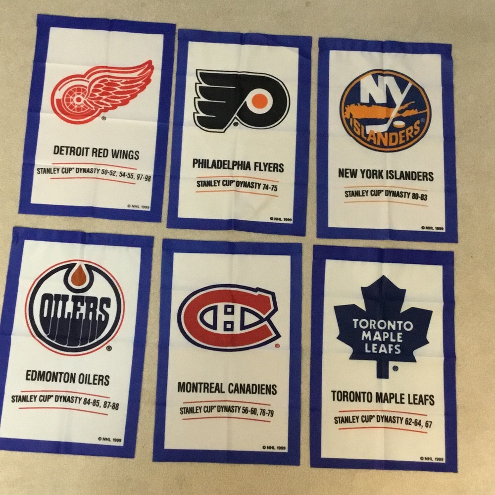 NHL Team Dynasty Banner Set